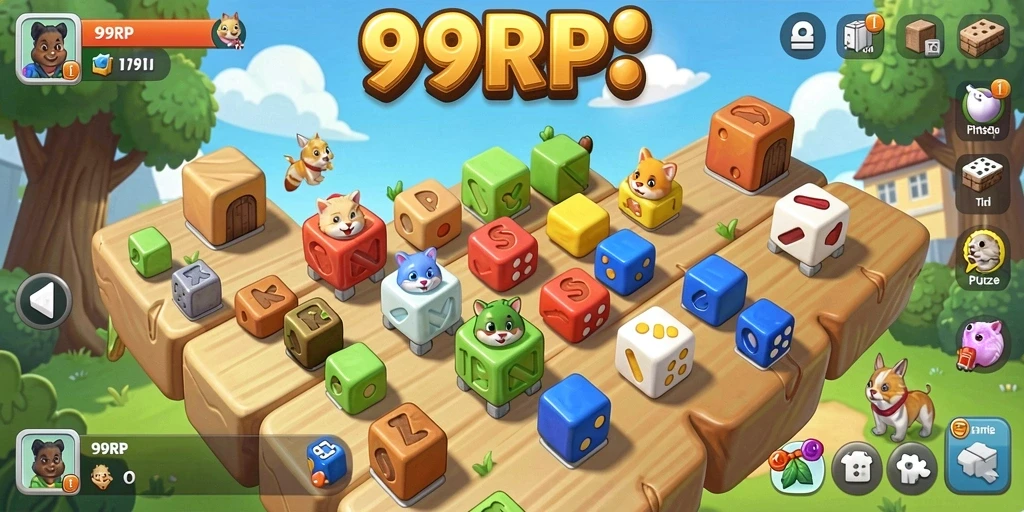 Screenshot menunjukkan gameplay menantang dari 99RP.