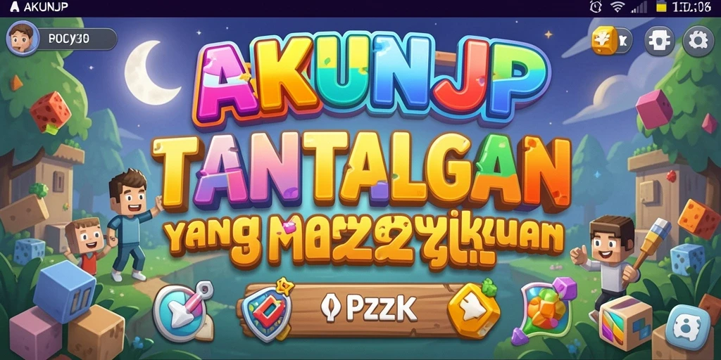 Tangkapan layar gameplay AKUNJP menunjukkan tantangan menarik yang harus dipecahkan.