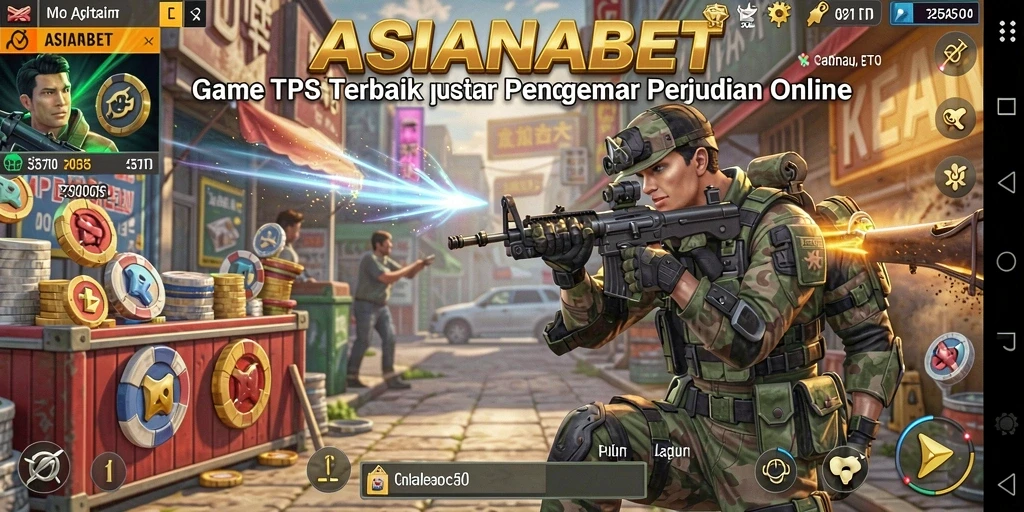 Screenshot gameplay ASIANABET yang menampilkan aksi seru dalam permainan TPS.