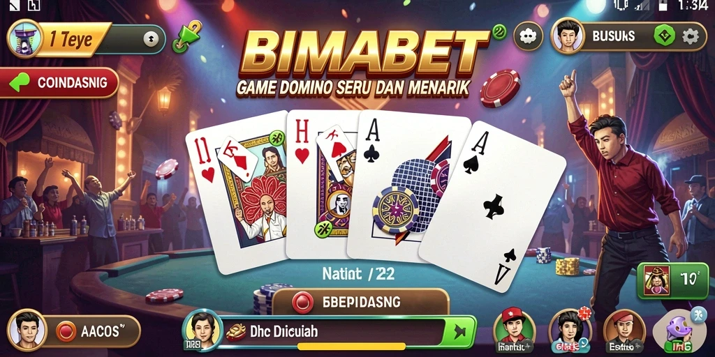 Tangkapan layar gameplay yang menampilkan keseruan permainan Domino.