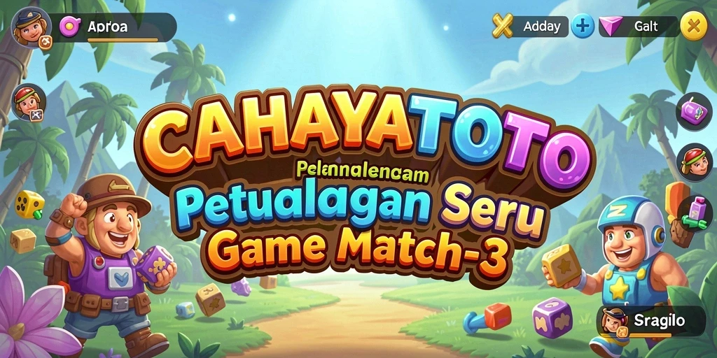 Tangkapan layar gameplay CAHAYATOTO yang dinamis dan penuh warna.