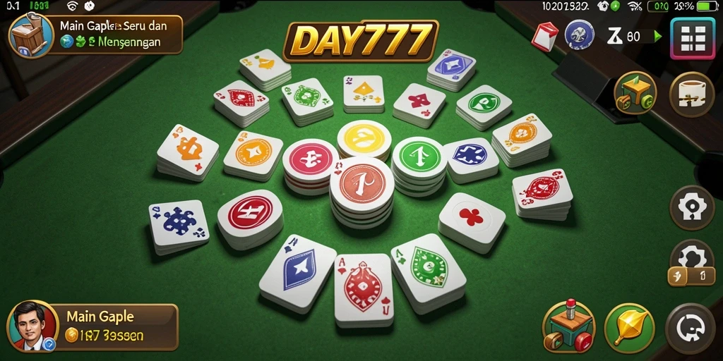 Gameplay seru bermain Gaple di DAY777.