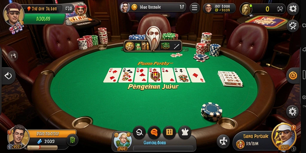 Tampilan gameplay F08 yang menarik dan interaktif di Poker.