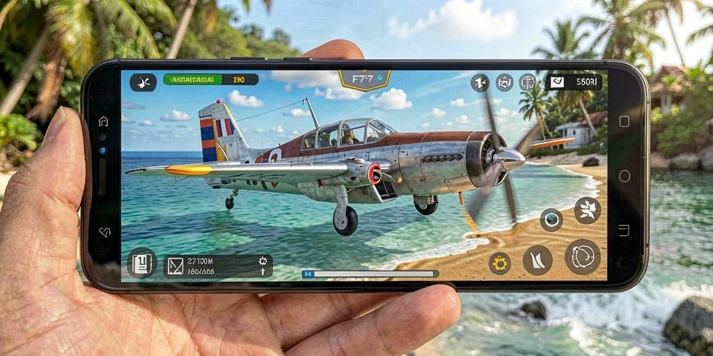Screenshot F7F7 menampilkan momen gameplay yang menyenangkan dan penuh warna.