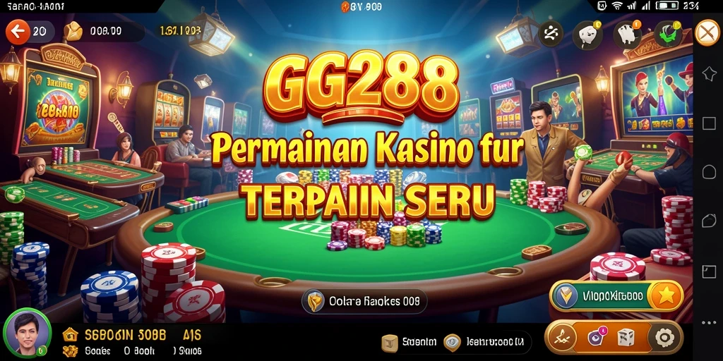Tampilan gameplay GG288 yang menarik dan penuh aksi Kasino.