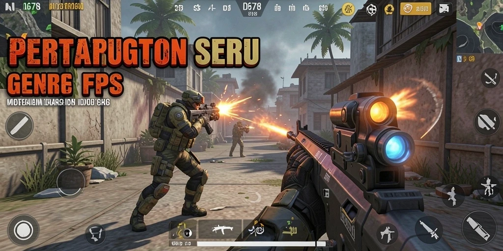 Gameplay seru dan menegangkan dalam ID678, game FPS yang wajib dicoba.