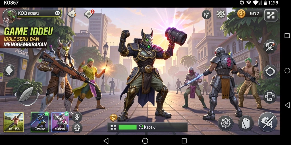 Tampilan gameplay KO857 yang menarik dan menghibur.