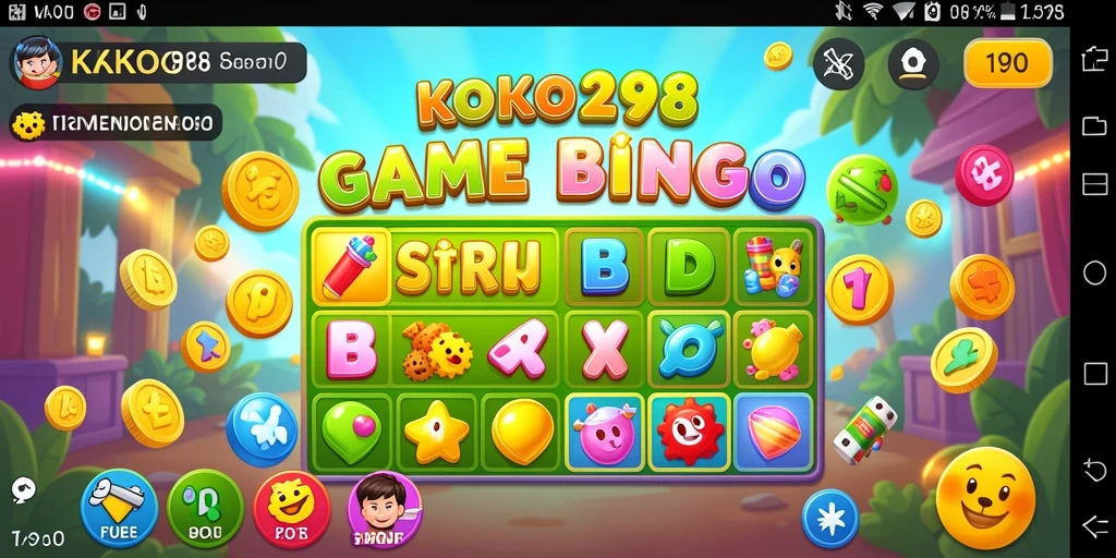 Tampilan screenshot KOKO288 menunjukkan pengalaman bermain Bingo yang interaktif.