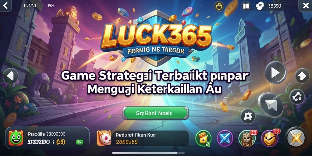 Tampilan gameplay menegangkan dan strategi seru di LUCK365.