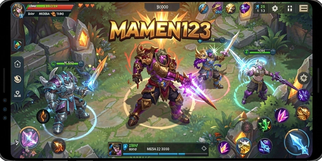 Gameplay seru dan karakter unik dalam MAMEN123.
