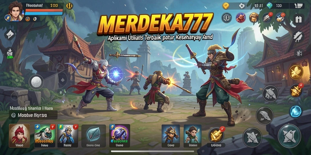 Tampilan antarmuka MERDEKA777 yang modern dan intuitif.