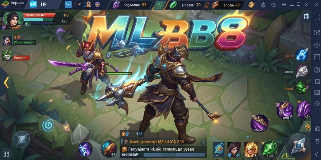 Screenshot gameplay <strong>MLBB8</strong> menampilkan pemain menikmati tantangan musik.