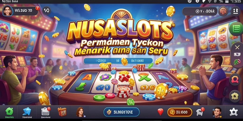 Tampilan gameplay NUSASLOTS yang memukau dan interaktif.
