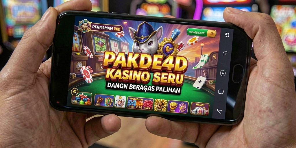 Tampilan gameplay PAKDE4D yang menarik dalam suasana Kasino.
