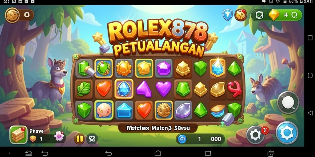 Tampilan gameplay menawan dalam ROLEX878 yang penuh warna.