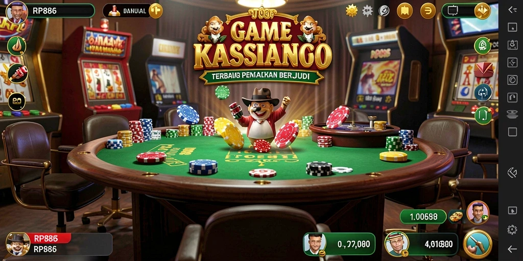 Tampilan antarmuka dan gameplay menarik dari RP886.
