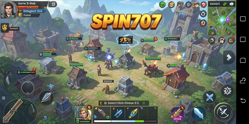 Tampilan menarik dari gameplay SPIN707 yang penuh strategi.
