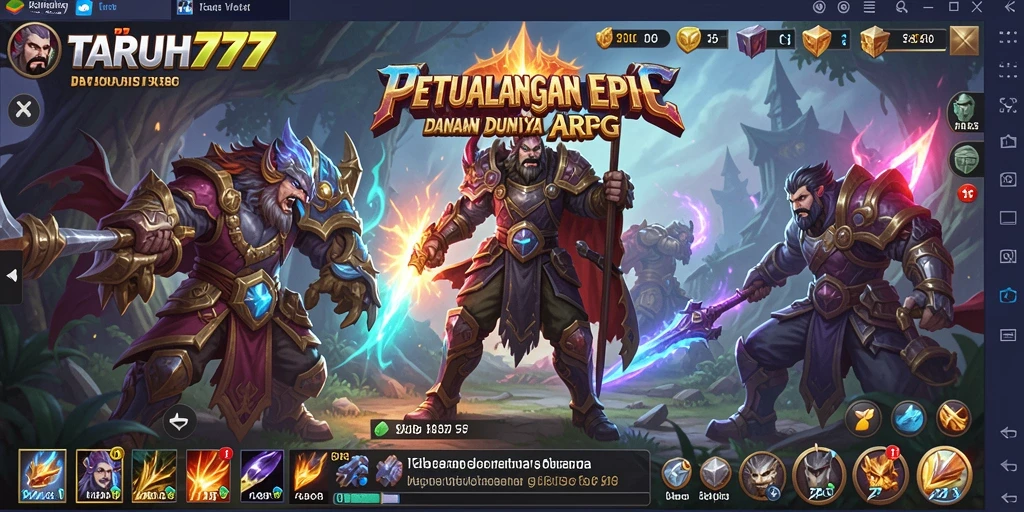 Tampilan gameplay TARUH777 yang seru dan mendebarkan.