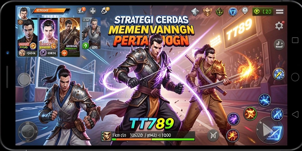 Screenshot gameplay TT789 menampilkan strategi pertarungan yang mendebarkan.