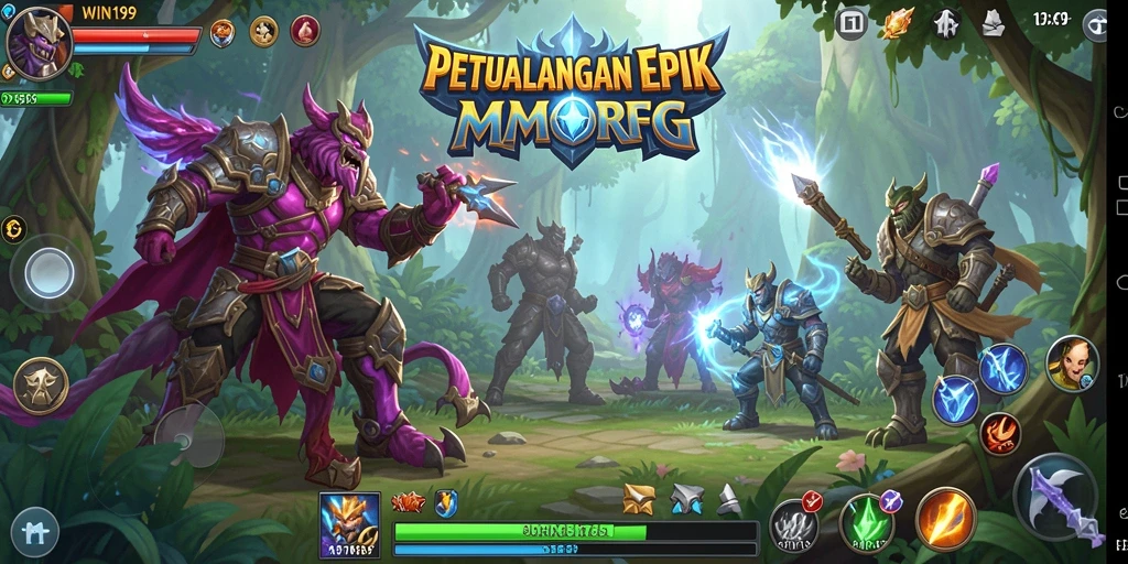 Tampilan utama gameplay <strong>WIN199</strong> dengan dunia fantasi yang menakjubkan.